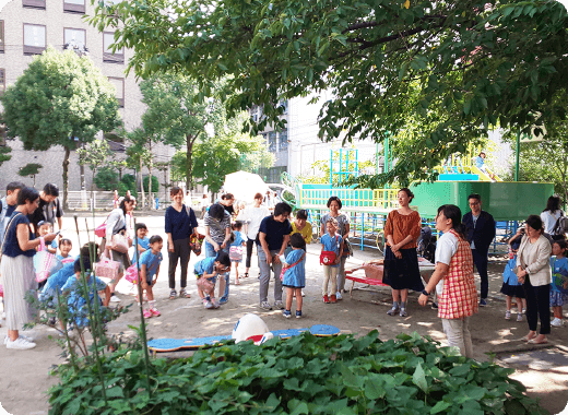 降園（年長）・園庭開放